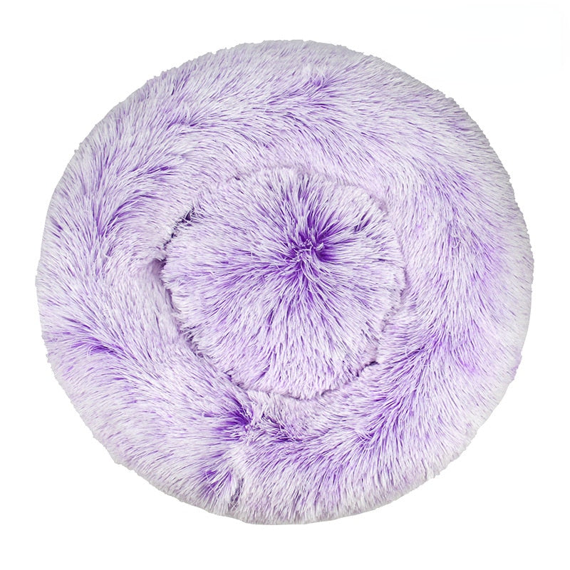 Super Soft Donut Mand Dog Bed Plush Cat Mat Dog Beds For Large Dogs Bed Labradors House Round Cushion Pet Product Accessories