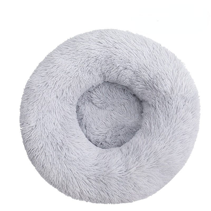 Super Soft Donut Mand Dog Bed Plush Cat Mat Dog Beds For Large Dogs Bed Labradors House Round Cushion Pet Product Accessories