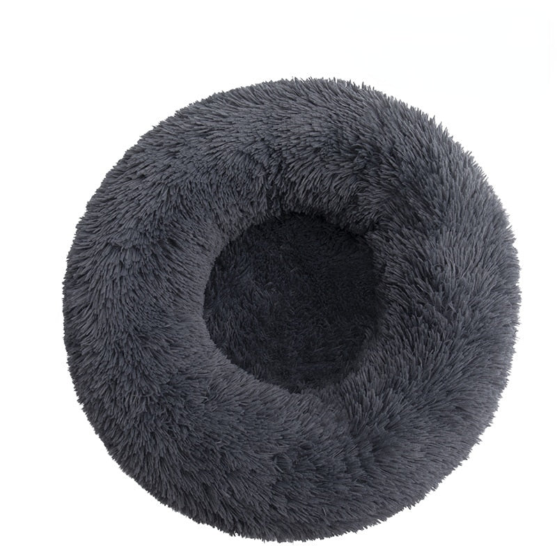 Super Soft Donut Mand Dog Bed Plush Cat Mat Dog Beds For Large Dogs Bed Labradors House Round Cushion Pet Product Accessories