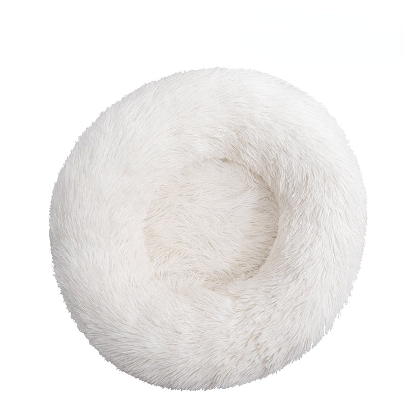 Super Soft Donut Mand Dog Bed Plush Cat Mat Dog Beds For Large Dogs Bed Labradors House Round Cushion Pet Product Accessories