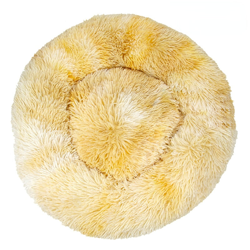 Super Soft Donut Mand Dog Bed Plush Cat Mat Dog Beds For Large Dogs Bed Labradors House Round Cushion Pet Product Accessories