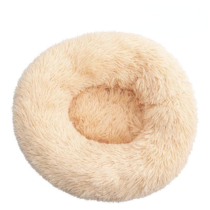 Super Soft Donut Mand Dog Bed Plush Cat Mat Dog Beds For Large Dogs Bed Labradors House Round Cushion Pet Product Accessories