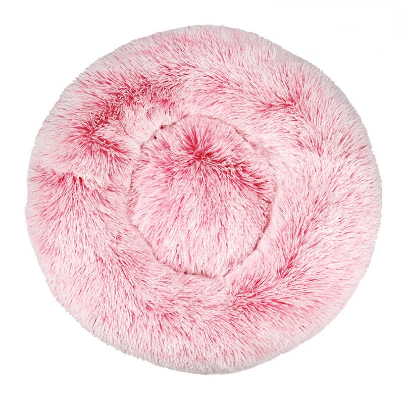 Super Soft Donut Mand Dog Bed Plush Cat Mat Dog Beds For Large Dogs Bed Labradors House Round Cushion Pet Product Accessories