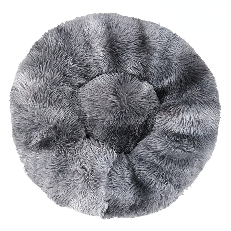 Super Soft Donut Mand Dog Bed Plush Cat Mat Dog Beds For Large Dogs Bed Labradors House Round Cushion Pet Product Accessories